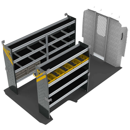 Mobile Service & Plumbing Van Shelving Package, RAM ProMaster, 159”  WB – RPL-16