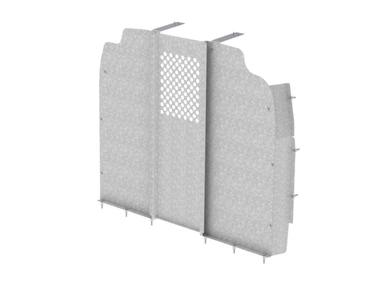 Straight Van Partition with Perforated Window, No Access, Steel, Full Size Van – C20-GS