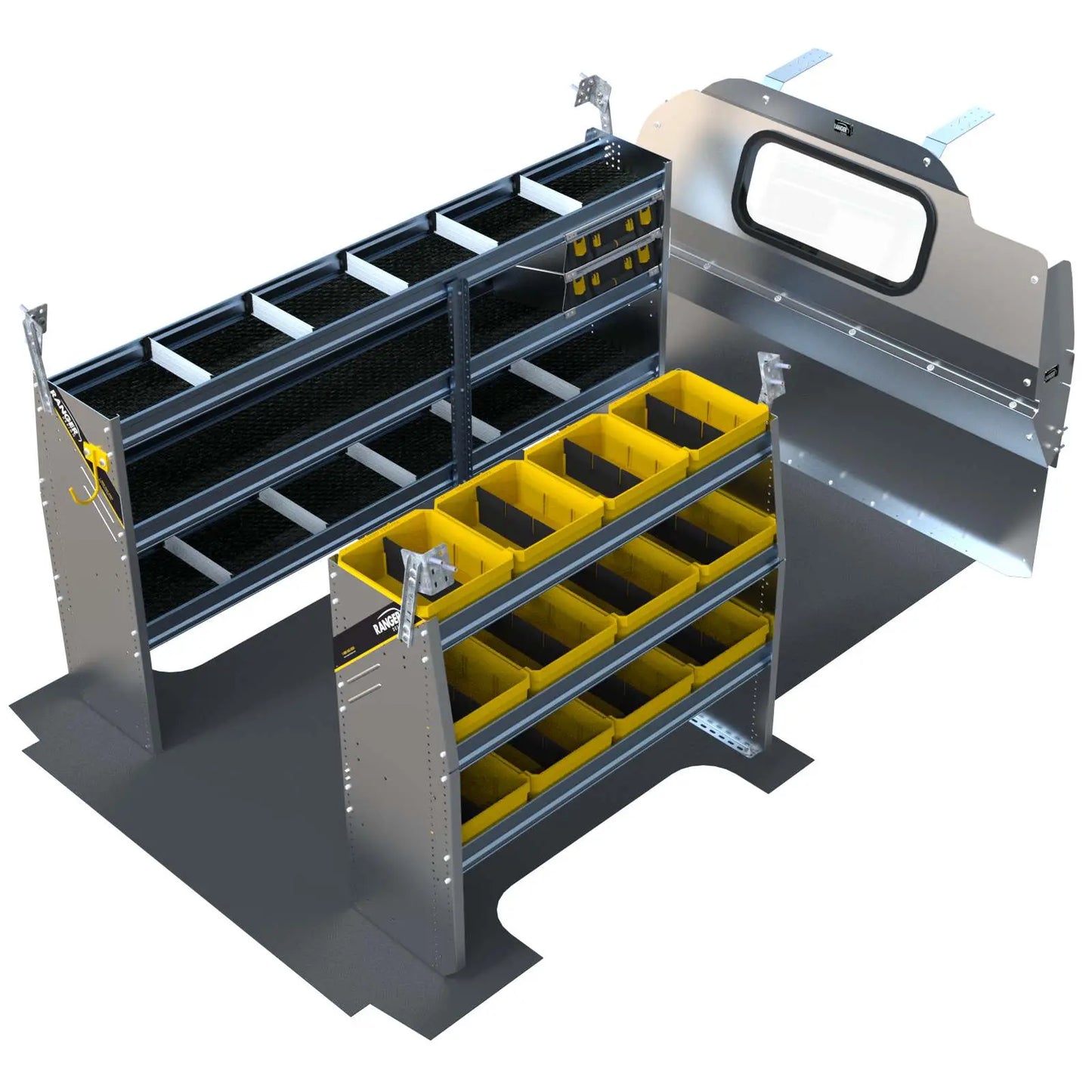 Aluminum Van Shelving Package, Chevrolet Express, 135”  WB – GSR-27