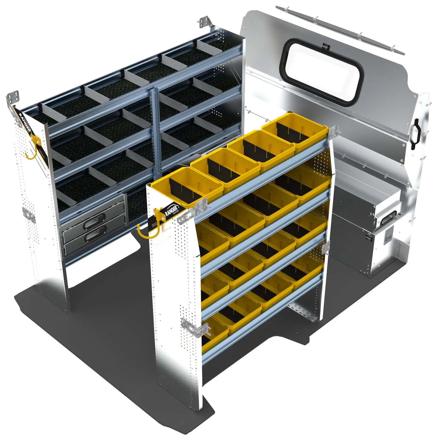 Aluminum Van Shelving Package, RAM ProMaster, 118”  / 136”  WB – RPS-27