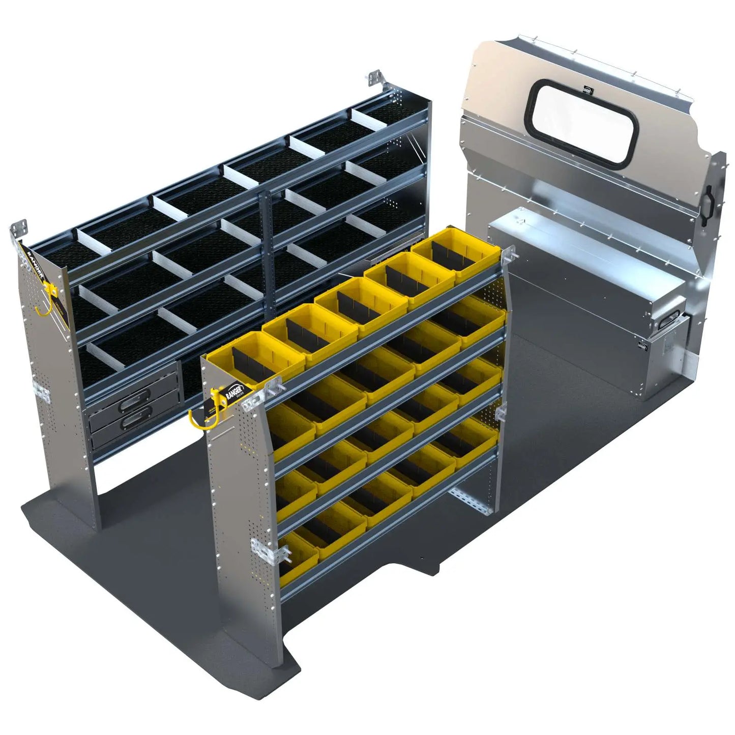 Aluminum Van Shelving Package, RAM ProMaster, 159”  WB – RPL-27
