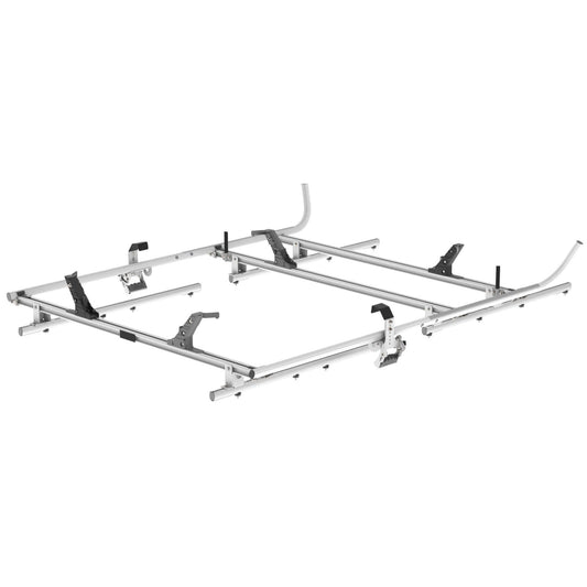 Double Clamp Mercedes Sprinter Ladder Rack, 3 Bar System – 1630-DH3