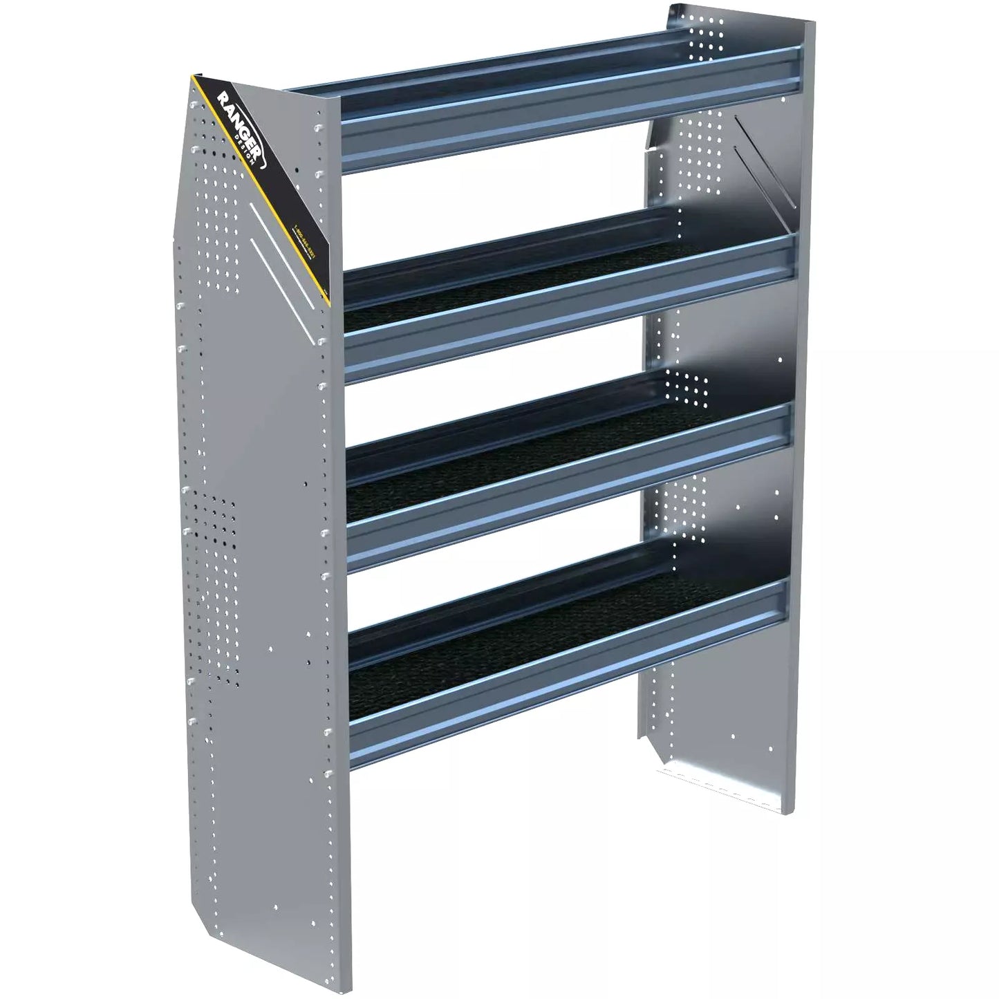 N5 Composite Aluminum Van Shelving, 48″ Wide, 4 Trays – N5-RA48-4C