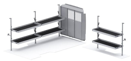 Folding Shelves Package - ProMaster 159" EXT WB
