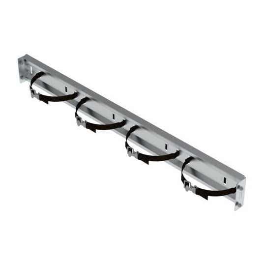 Bottle rack with straps, 48" wide