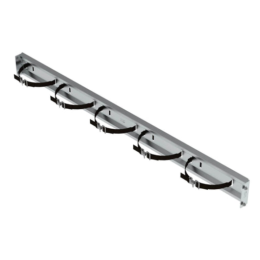 Bottle rack with straps, 60" wide