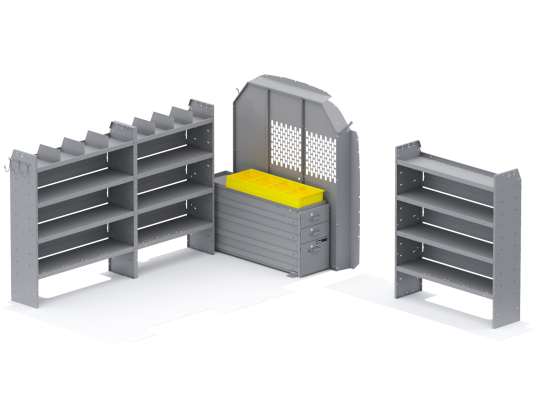 Heavy Duty Drawers Van Package - Transit Mid Roof 148" Wheelbase