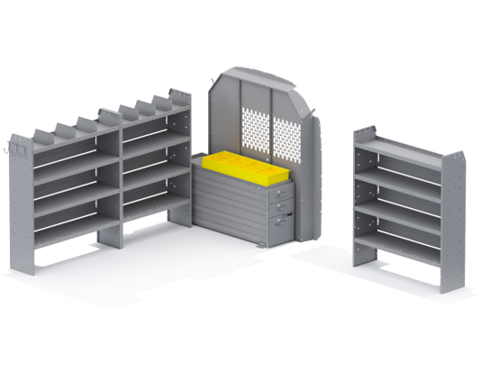 Heavy Duty Drawers Van Package - Transit Mid Roof 148" Wheelbase