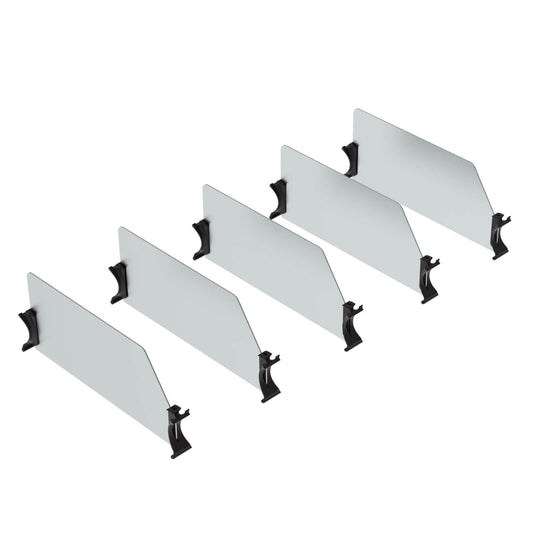 Van Shelving Set of 5 High Dividers with Clips, 14″ Depth – 62-UDH14
